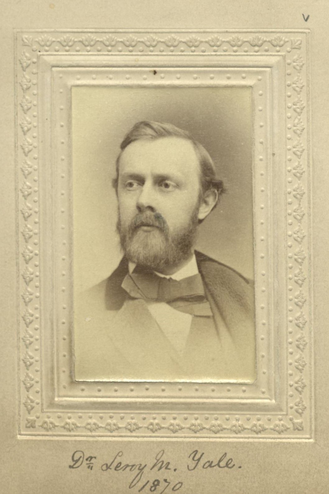 Member portrait of Leroy M. Yale